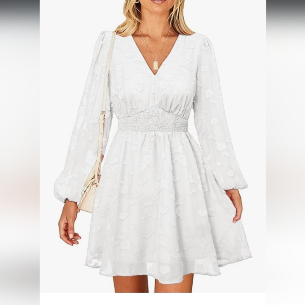 Simplee Women's Casual Boho Floral Mini Dress Bridesmaid Wedding Guest Dress nwt